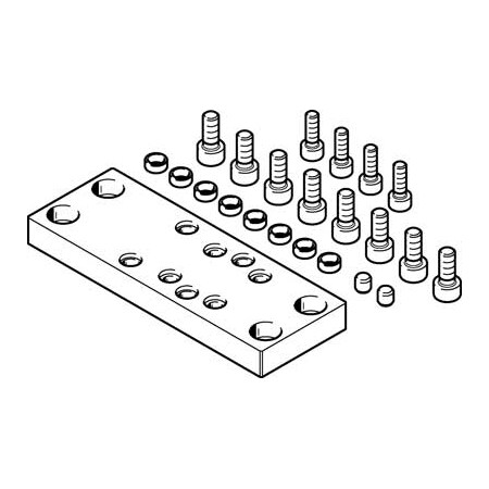 Festo Adapter Kit HMSV-77 HMSV-77